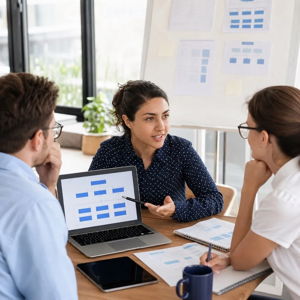 Professional moving from AI uncertainty to practical workplace capability
