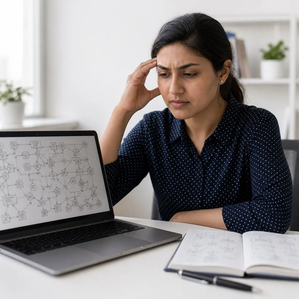 Professional feeling overwhelmed by complex AI terminology